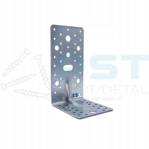 Kątownik z przetłoczeniem Domax KP6 172x105x90x3 mm