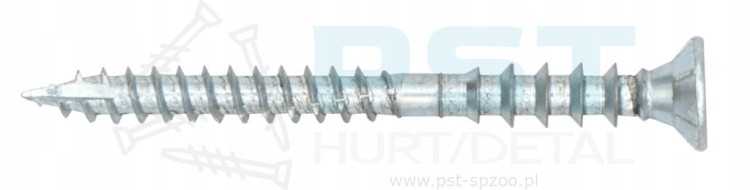 Zbliżenie na wkręt dystansowy DOMAX WDS 6x80 TORX