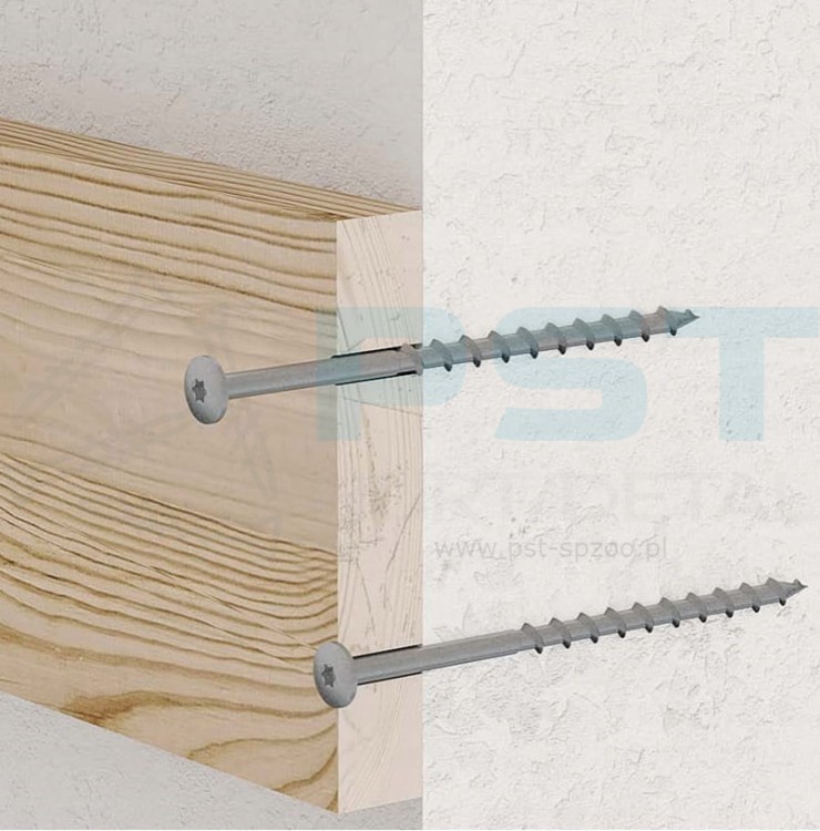 śruba do betonu komórkowego torx