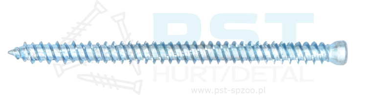 wkręty do okien 7,5x212 walcowe wkręt w pozycji poziomej