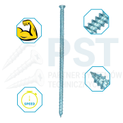 Wkręt ościeżnicowy 7,5×212 mm z łbem stożkowym Torx