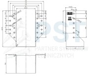 WB27 WIESZAK BELKI WSPORNIK ŁĄCZNIK CIESIELSKI 80x150x75 OCYNK ATEST