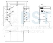 WB39 WIESZAK BELKI 92x144x75x2,0  WSPORNIK ŁĄCZNIK CIESIELSKI  OCYNK ATEST