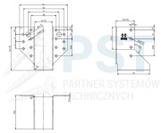 WB48 WIESZAK BELKI  41x99x75x2,0  WSPORNIK ŁĄCZNIK CIESIELSKI  OCYNK ATEST