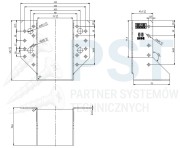 WB59 WIESZAK BELKI 73x123x75x2,0 WSPORNIK ŁĄCZNIK CIESIELSKI OCYNK ATEST