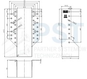 WB58 WIESZAK BELKI 66x217x75x2,0 WSPORNIK ŁĄCZNIK CIESIELSKI OCYNK ATEST