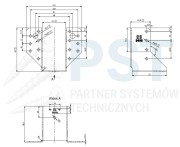 WB57 WIESZAK BELKI 51x94x75x2,0 WSPORNIK ŁĄCZNIK CIESIELSKI OCYNK ATEST