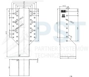 WB56 Wieszak Belki Łącznik Wspornik ciesielski 48x226x75x2,0 krokwi ocynk Atest