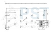 PP2 PŁYTKA PERFOROWANA ŁĄCZNIK CIESIELSKI 40x100x2 PŁASKOWNIK DOMAX