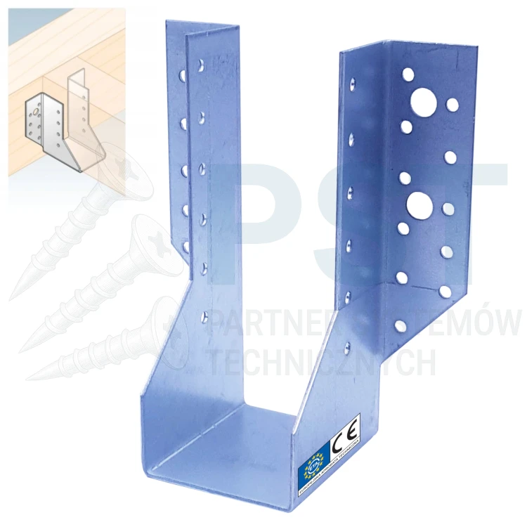 WB16 WIESZAK BELKI WSPORNIK ŁĄCZNIK CIESIELSKI 60x160x75x2
