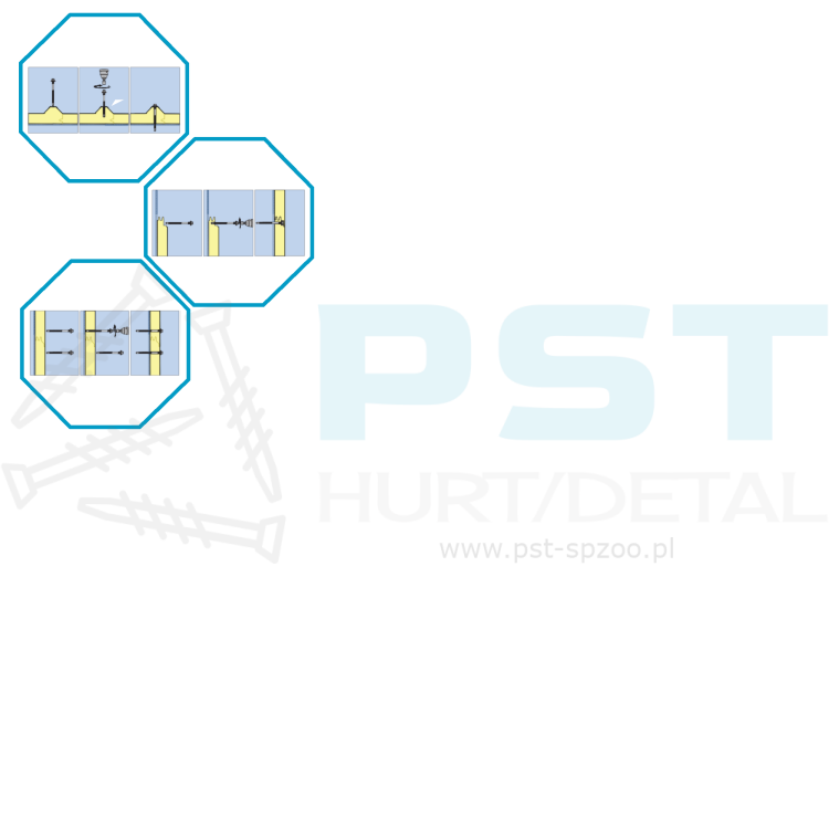 WKRĘTY SAMOWIERCĄCE MPT12 5.5/6.3x135WKRĘTY DO PŁYT WARSTWOWYCH 50 szt.