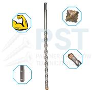 Wiertło do betonu 6x160mm SDS Plus Wiertło widiowe  krzyżowe Verkatto