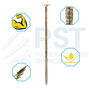 WKRĘTY DO DREWNA WKRĘTY CIESIELSKIE TALERZOWE TORX 6x240mm 100szt