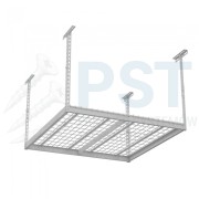 Półka garażowa  1220x1220 biała Półka sufitowa Kratownica Półka podwieszana