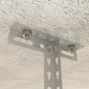 Półka garażowa  600x1200 biała Półka sufitowa Kratownica Półka podwieszana