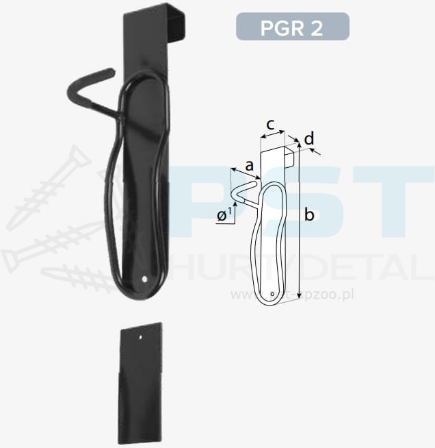 WIESZAK ROWEROWY NA DRZWI UCHWYT ROWEROWY HAK ROWEROWY