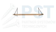 Półka ścienna LOFT 800 x 200 mm FAL półka industrialna