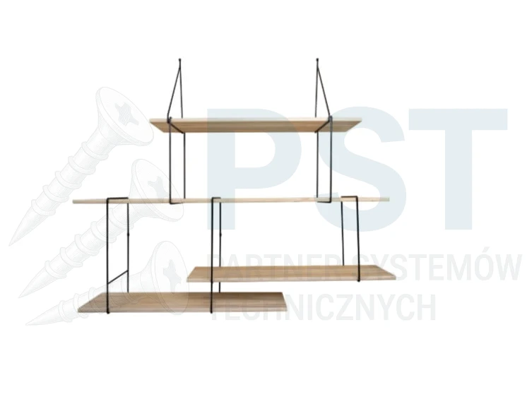 Półka ścienna LOFT 800 x 200 mm FAL półka wielopoziomowa