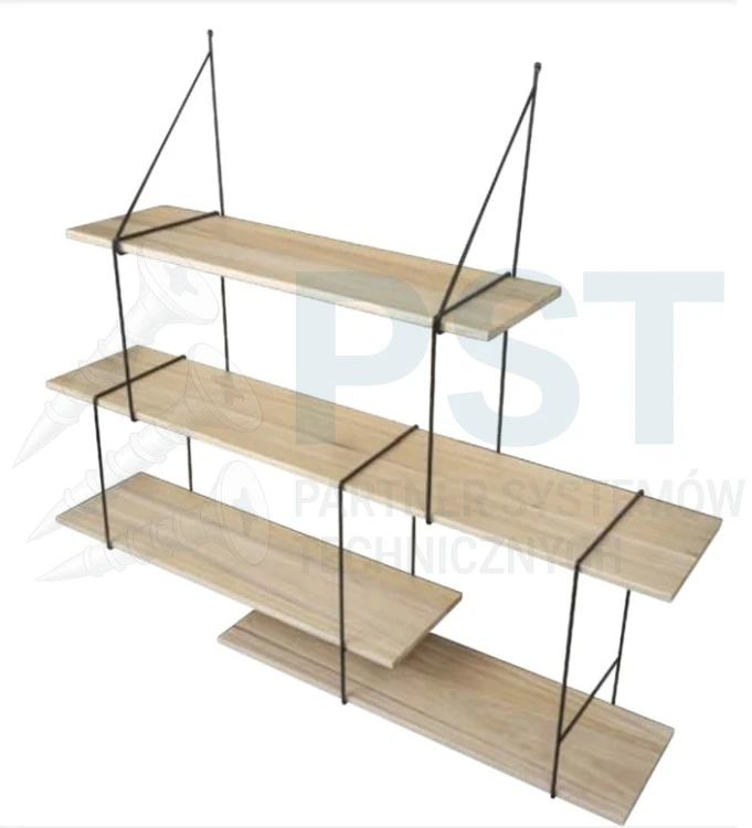 Półka ścienna LOFT 800 x 200 mm FAL półka wielopoziomowa