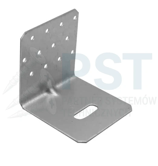 KMRP2 Kątownik montażowy 80x80x80x2,0 Kątownik regulowany wzmocniony Łącnik ciesielski