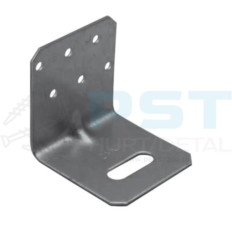 KMRP1 Kątownik montażowy 60x60x60x2,0 Kątownik regulowany wzmocniony Łącnik ciesielski