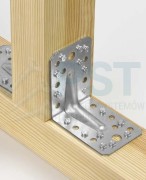 KPS3 KĄTOWNIK MONTAŻOWY ŁĄCZNIK Z PRZETŁOCZENIEM 90x50x55x1,5  DOMAX
