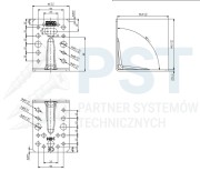 KP11 Kątownik montażowy 90x90x65x2,5 Łącznik ciesielski wzmocniony
