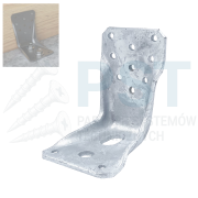 Łącznik ciesielski LBZ 95 95x65x86x4,0 kątownik do betonu Mocowanie murłaty