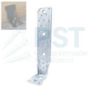 Łącznik ciesielski  LBZ 285 Łącznik do betonu 285x65x86x4,0 kątownik do betonu Mocowanie murłaty