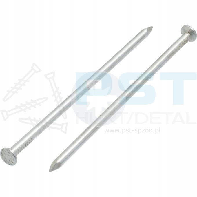 Gwoździe budowlane gładkie 2,8 cala 3x70mm 5 kg Marcopol