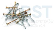 Wkręty do drewna 3,5 x 50 mm Wkręty hartowane białe Marcopol 5 kg