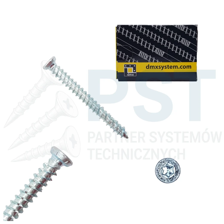Turboskręty 7,5×122 mm do betonu i muru