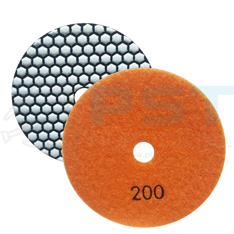 Pad polerski diamentowy 125 mm GR.100mm Verkatto rzep plaster miodu 4000 RPM