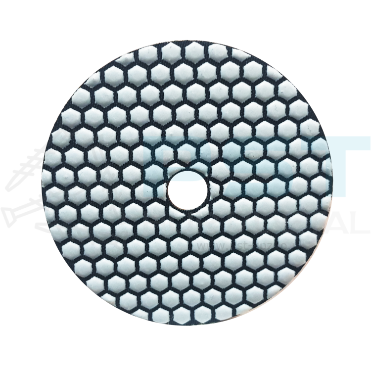 Pad polerski diamentowy 125 mm GR.100mm Verkatto rzep plaster miodu 4000 RPM