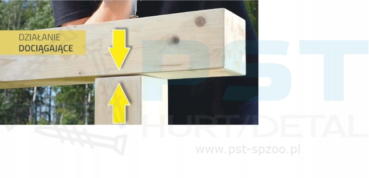 Wkręty do drewna 3,5x30 mm ciesielskie 200 szt z łbem stożkowym ZNG Domax