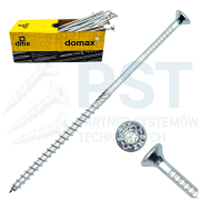 Wkręty do drewna 8X200 mm ciesielskie 50 szt z łbem stożkowym ZNG Domax