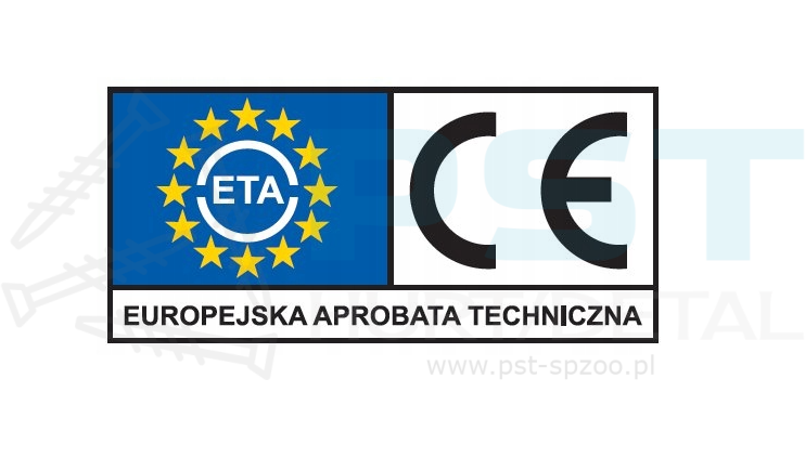 Podstawa słupa regulowana gwintowana 130x250x3,0 M20