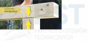 Wkręty Ciesielskie talerzykowe do drewna 8X320 mm  50szt z łbem  ZNG Domax