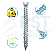 Wkręty ościeżnicowe 7,5x72 mm TORX łeb stożkowy 100 szt. stal ocynk