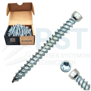 Wkręty ościeżnicowe 7,5x72 mm TORX łeb walcowy 100 szt. stal ocynk