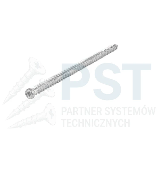 Wkręty ościeżnicowe 7,5x112 mm TORX łeb walcowy 100 szt. stal ocynk