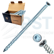 Wkręty ościeżnicowe 7,5x152 mm TORX łeb stożkowy 100 szt. stal ocynk