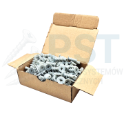 Kołki  ślimakowe 6 x 24,5 mm DRIVA  ślimak ABS do regipsu G-K 100szt