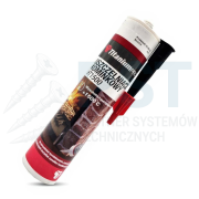 Uszczelniacz kominkowy Titanium Pro 1500 °C czarny 310 ml ognioodporny