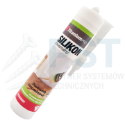Silikon uniwersalny TitaniumPRO 300 ml bezbarwny uszczelniacz budowlany