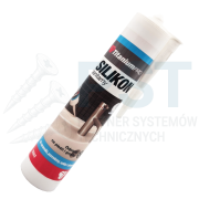 Silikon sanitarny biały 300 ml uszczelniacz łazienka kuchnia wodoodporny