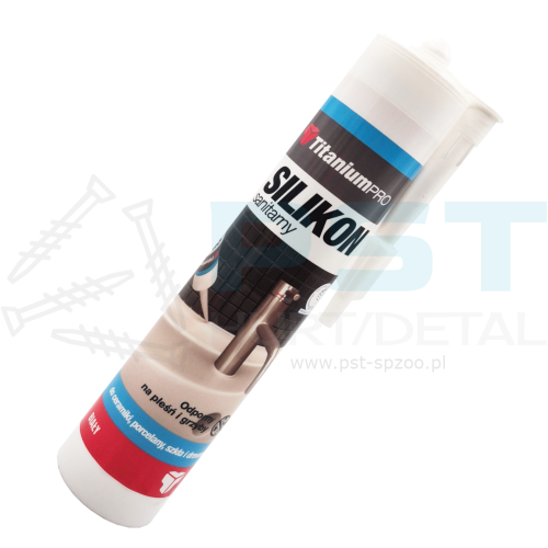 Silikon sanitarny biały 300 ml uszczelniacz łazienka kuchnia wodoodporny