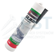 Silikon neutralny  szary 300 ml   TitaniumPRO – uszczelniacz uniwersalny UV