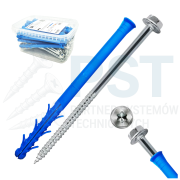 Kołek rozporowy Ramowy  10x160 Torx40 na klucz Power Space 25 szt.
