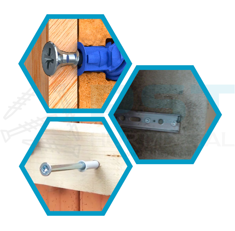 Kołek rozporowy 8x100 50 szt. Kołek ramowy Long Space